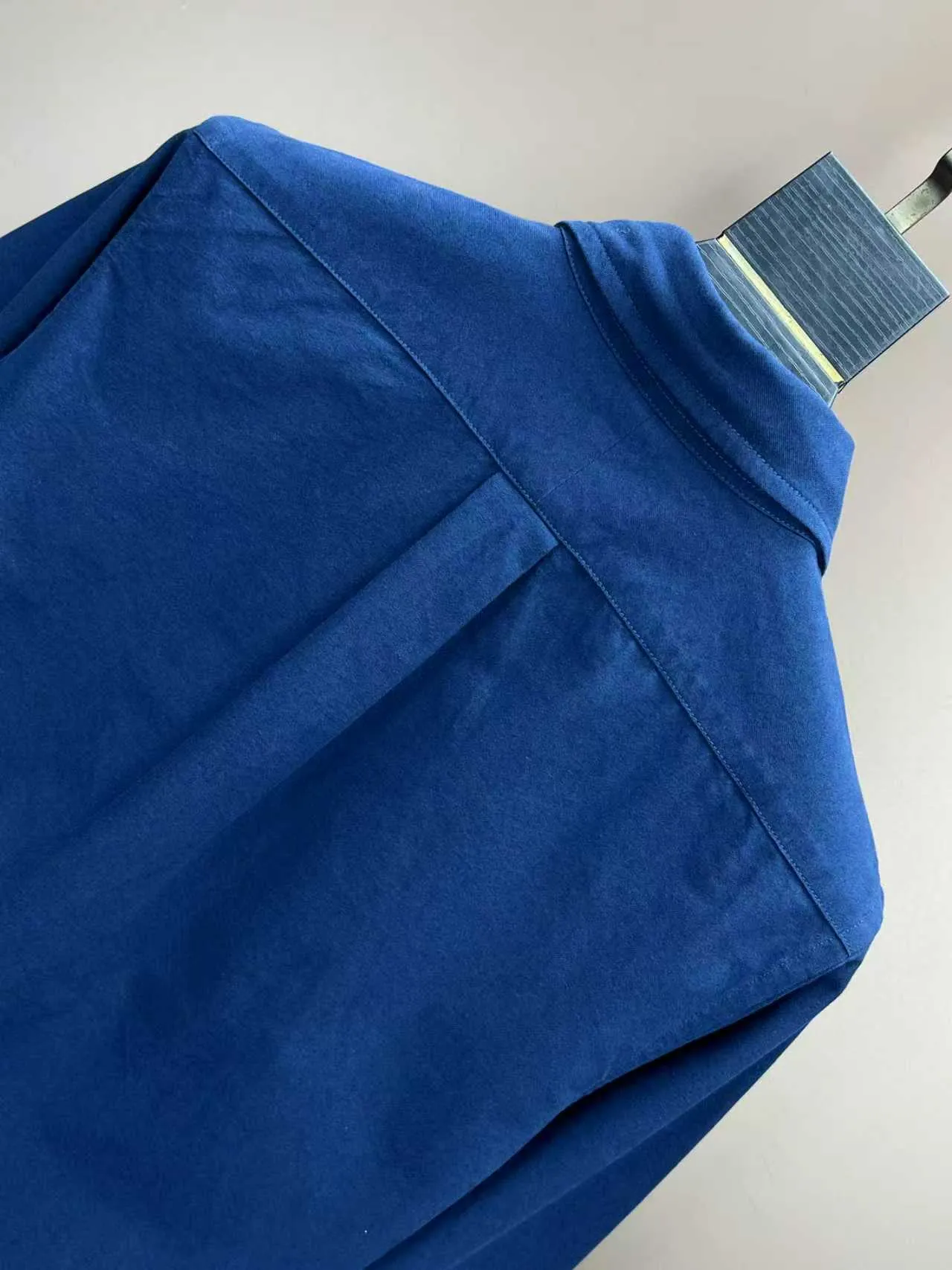 P360 Polo 25ss new solid color logo embroidered buttoned long-sleeved shirt men's high version code number: XS.S.M.L.XL.